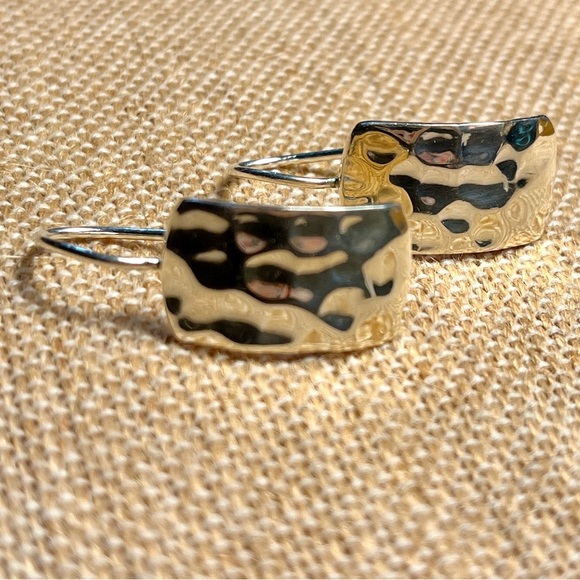 Silpada Hammered Drop Earrings - Picture 2 of 8